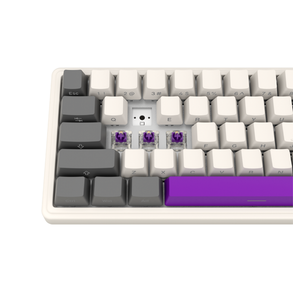 Lorgar Pro 65 % mechanische kabellose Tastatur beige