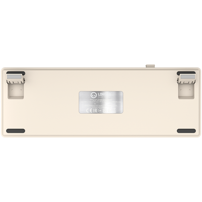 Lorgar Pro 65 % mechanische kabellose Tastatur beige