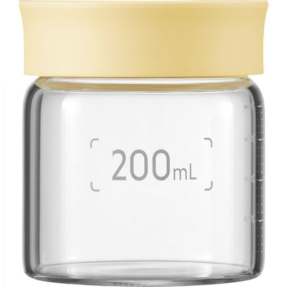 Słoiczki szklane 200 ml z nakrętką Buydeem CS1007/A2 żółte