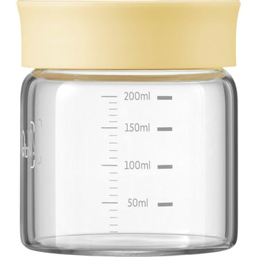 Słoiczki szklane 200 ml z nakrętką Buydeem CS1007/A2 żółte