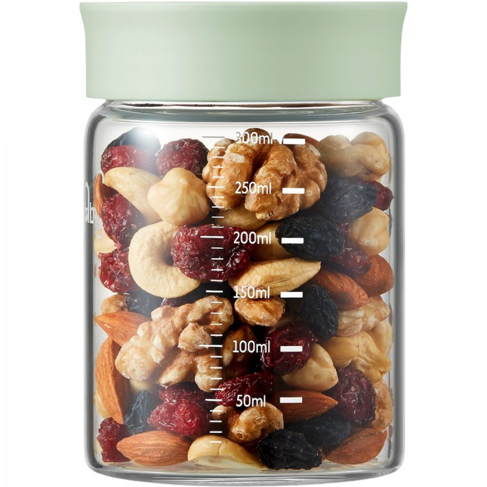Buydeem CS1002/A1 Grüne 300 ml Glasbehälter (2er-Set)
