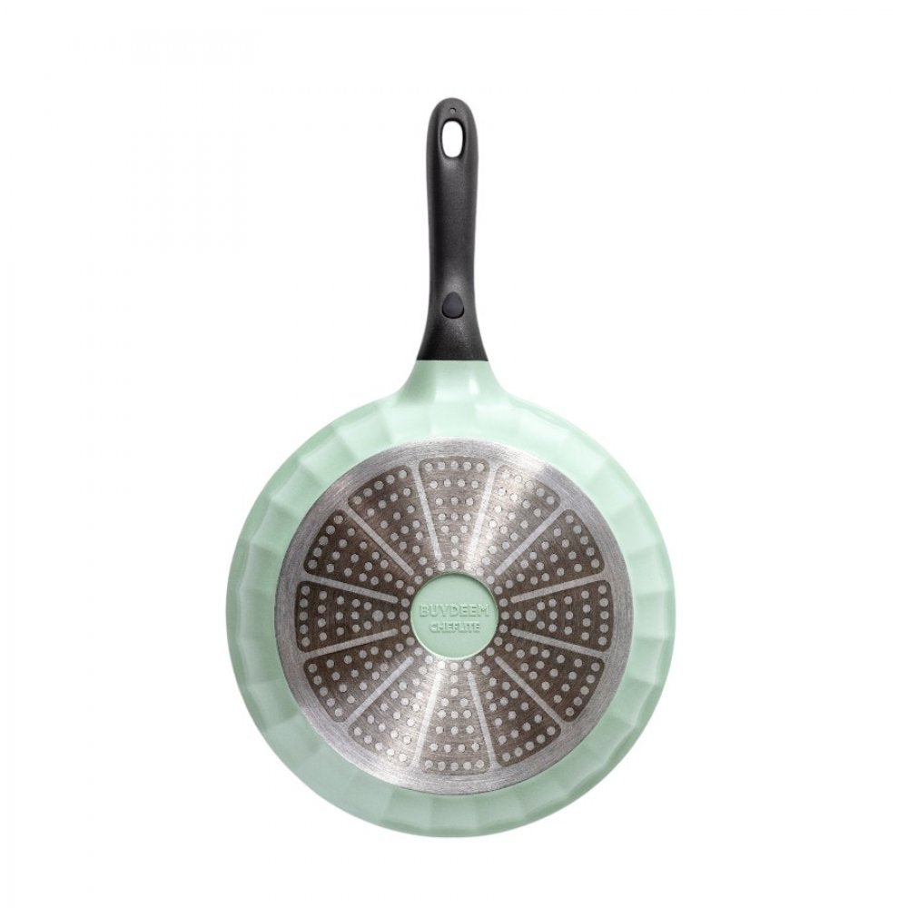 Buydeem CP151 Aluminum Non-stick Frying Pan 25cm Green