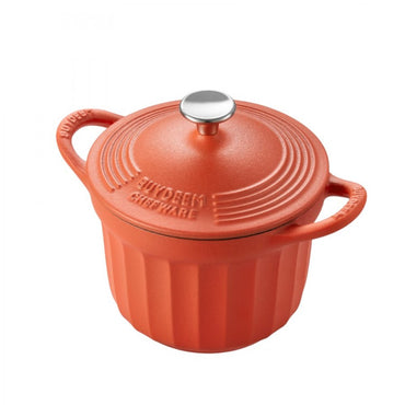 Buydeem CP541 Enamelled Cast Iron Pot 1.8L Kitchen Pastel Red