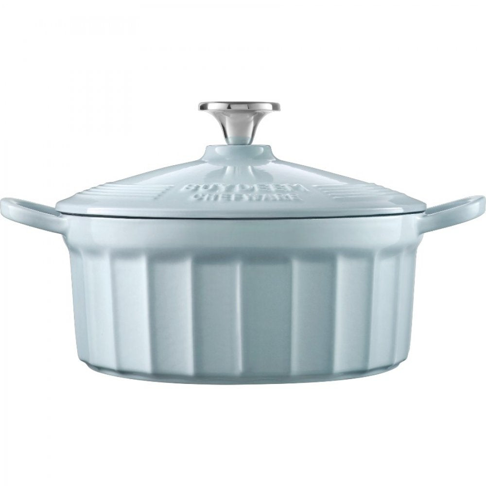 Buydeem Gusseisen-Emaille-Topf CP521, 2,9 l, Pastellblau
