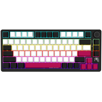 Gaming-Tastatur mechanisch 75% Lorgar EN schwarz kabellos