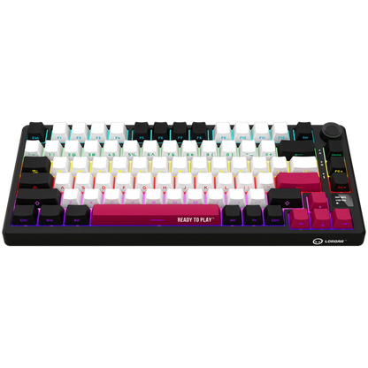 Gaming-Tastatur mechanisch 75% Lorgar EN schwarz kabellos