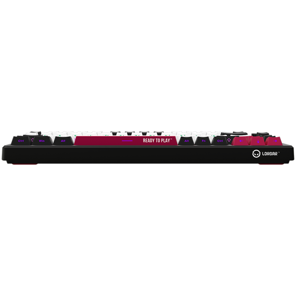 Gaming-Tastatur mechanisch 75% Lorgar EN schwarz kabellos