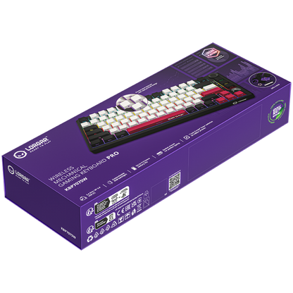 Gaming-Tastatur mechanisch 75% Lorgar EN schwarz kabellos