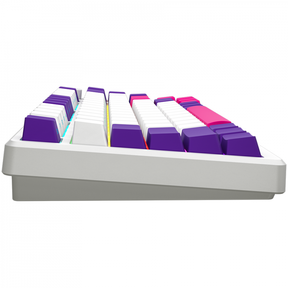 Kabellose Gaming-Tastatur 75% mechanisch Lorgar Pro weiß