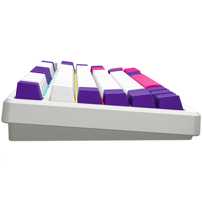 Kabellose Gaming-Tastatur 75% mechanisch Lorgar Pro weiß