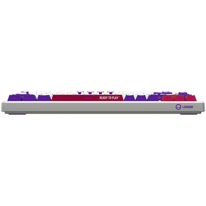 Kabellose Gaming-Tastatur 75% mechanisch Lorgar Pro weiß