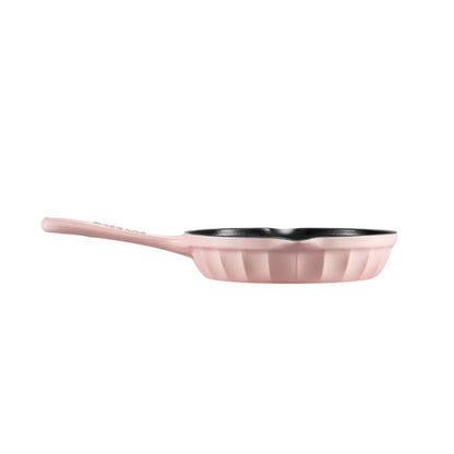 Buydeem CP542 Enameled Cast Iron Pan 21 cm Pink
