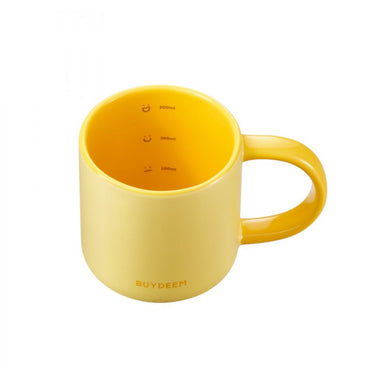 Buydeem CD1018 300 ml Ceramic Mug for Coffee and Tea Pastel Yellow