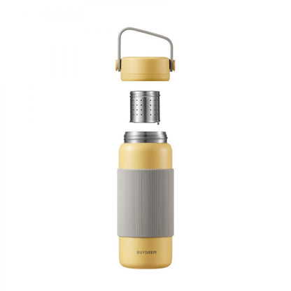 Buydeem CD1011 Thermos with Infuser 400 ml Pastel Yellow