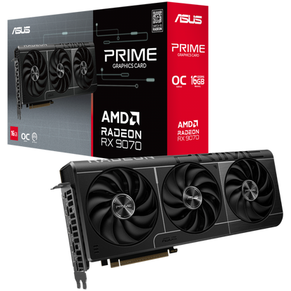 ASUS Prime Radeon RX 9070 OC 16GB GDDR6 Graphics Card