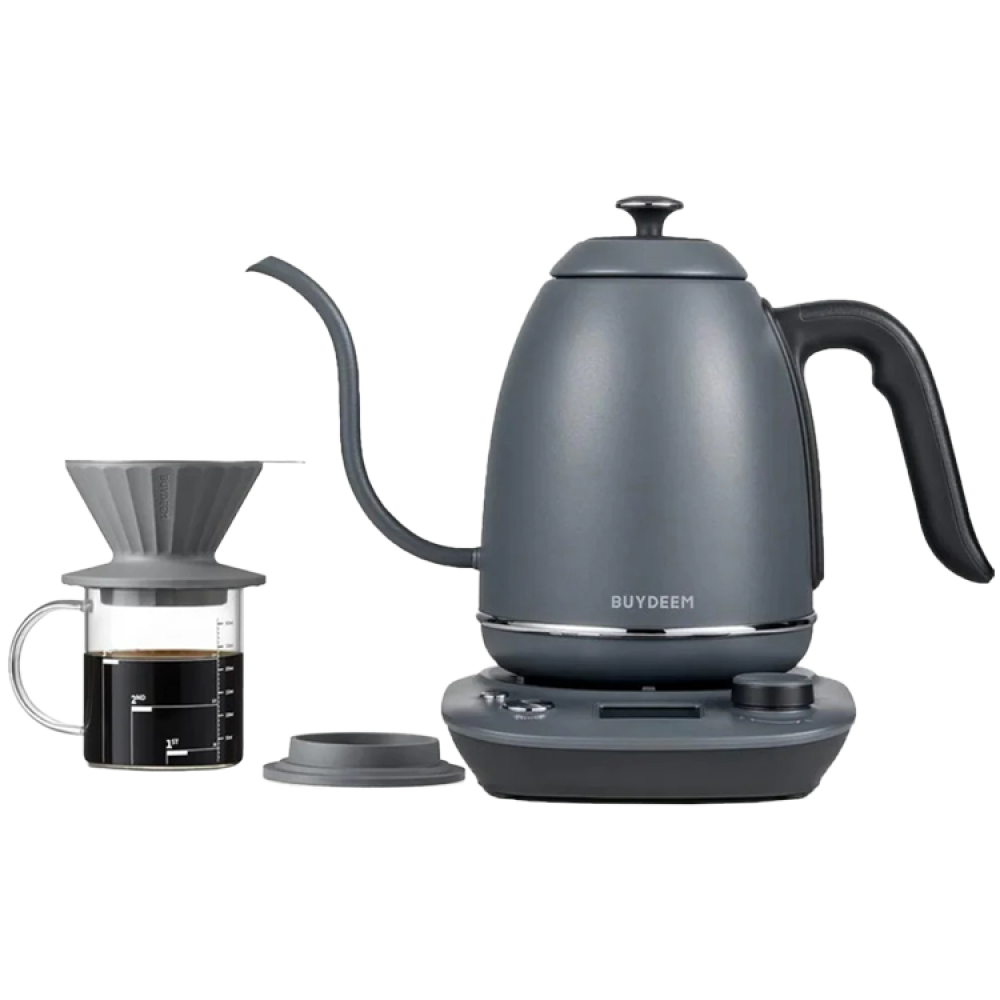 Wasserkocher Gooseneck K821 mit Temperaturregelung Ink Grey