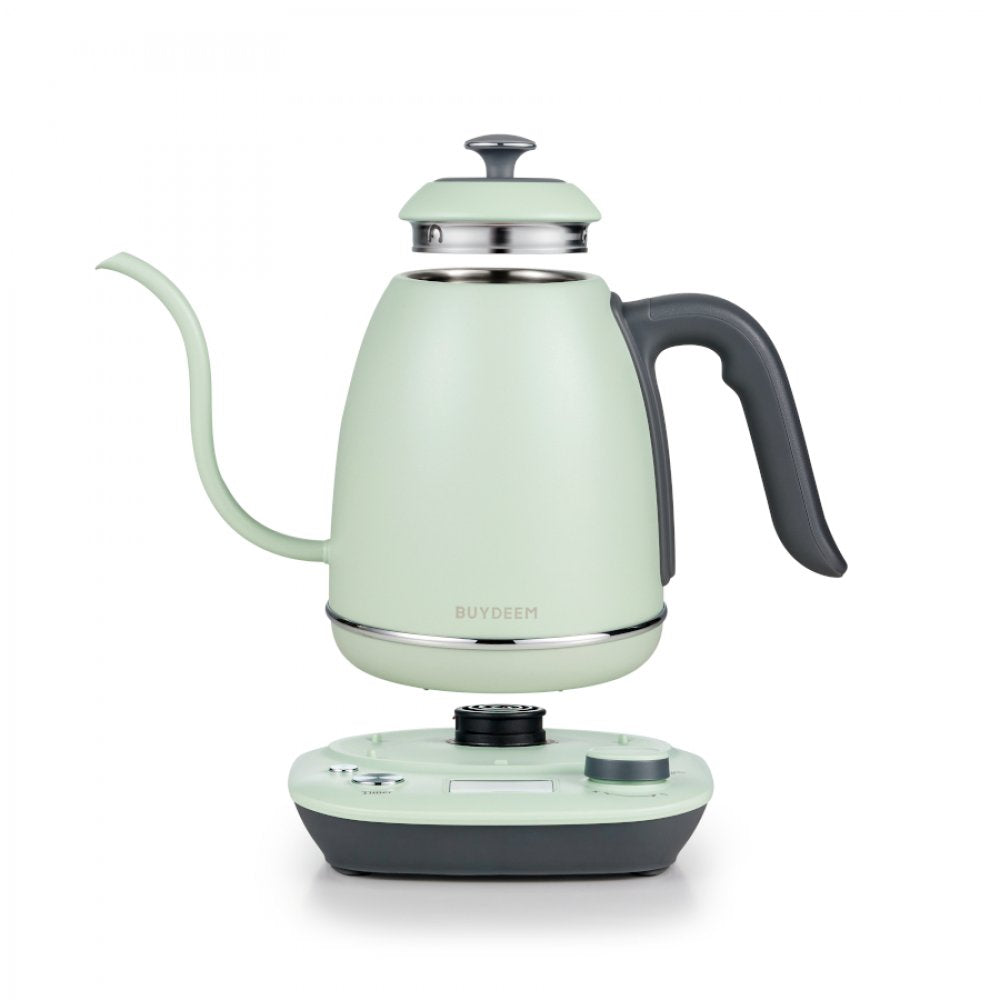 Gooseneck Electric Kettle K821 with temperature control Cozy Greenish