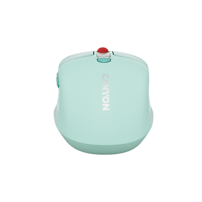 Mysz bezprzewodowa cicha dwa tryby LCD Canyon MW-26 zielona