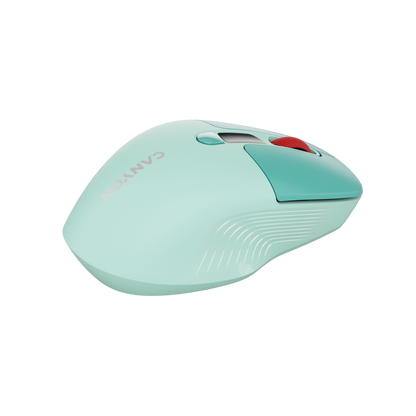 Mysz bezprzewodowa cicha dwa tryby LCD Canyon MW-26 zielona