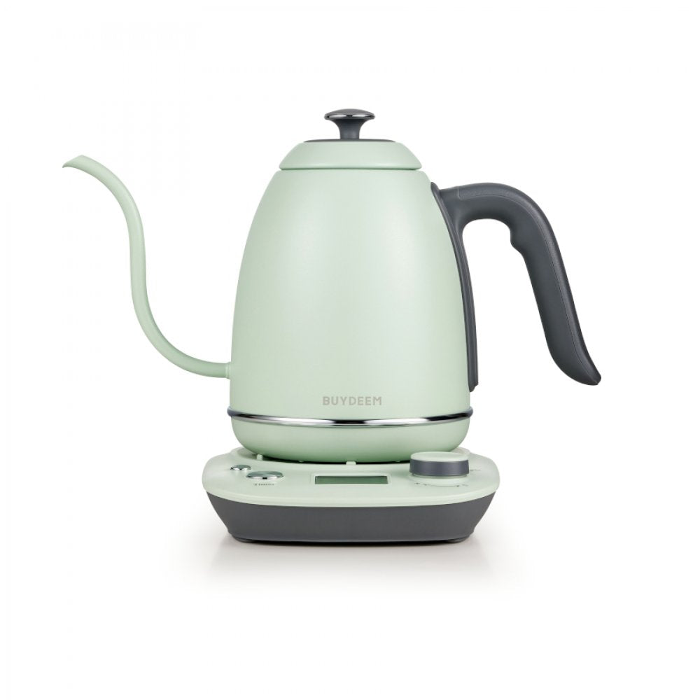 Gooseneck Electric Kettle K821 with temperature control Cozy Greenish