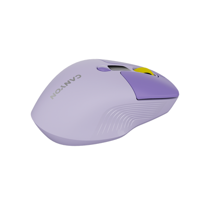 Mysz bezprzewodowa cicha dwa tryby LCD Canyon MW-26 fioletowa