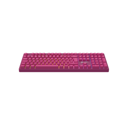 Canyon Fortnax Gaming-Tastatur 2.4G + Bluetooth RGB 105 Tasten rosa