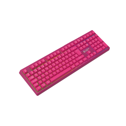 Canyon Fortnax Gaming-Tastatur 2.4G + Bluetooth RGB 105 Tasten rosa