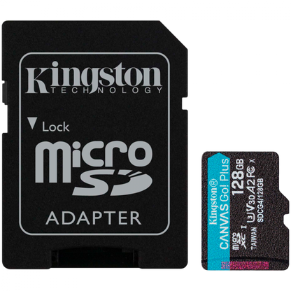 Kingston 128GB 200MB/s microSDXC Card with SD Adapter