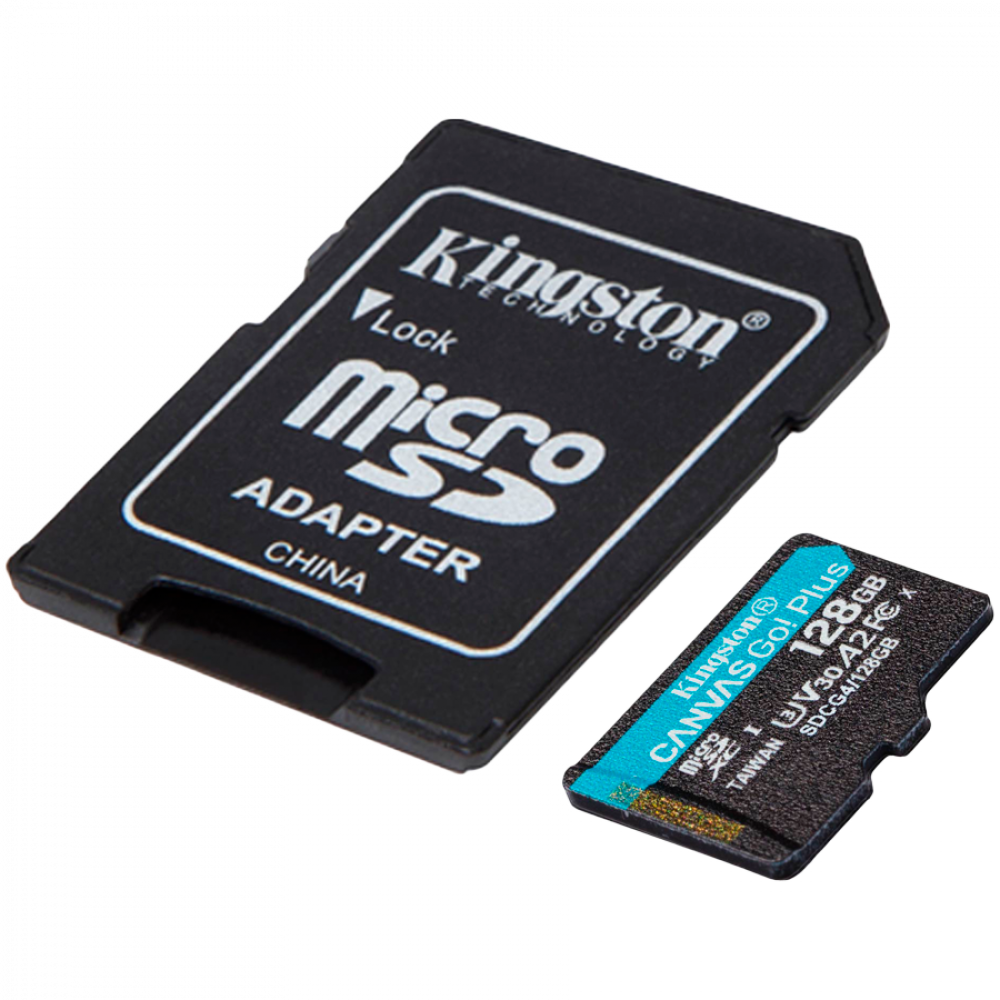 Kingston 128GB 200MB/s microSDXC Card with SD Adapter