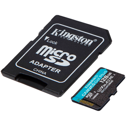 Kingston 128GB 200MB/s microSDXC Card with SD Adapter