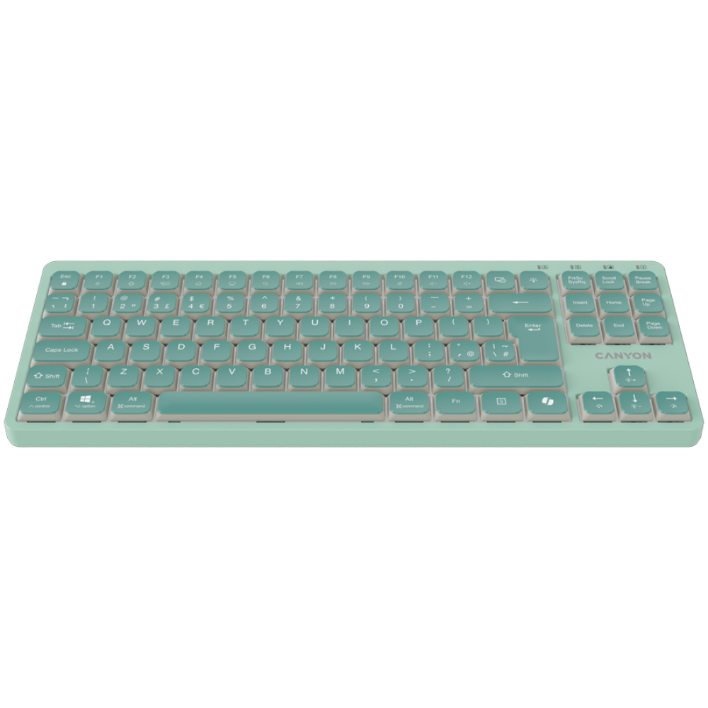 CANYON OnType 10 Low Profile Tastatur EN Kabelgebunden Grün
