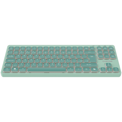 CANYON OnType 10 Low Profile Tastatur EN Kabelgebunden Grün