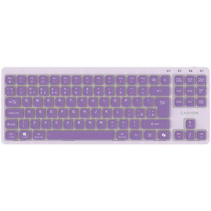 Canyon OnType 10 kabelgebundene Low-Profile-Tastatur lila