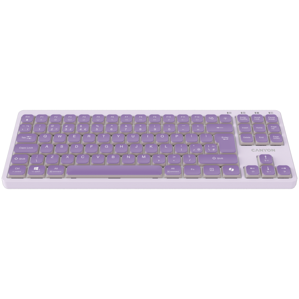 Canyon OnType 10 kabelgebundene Low-Profile-Tastatur lila