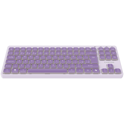 Canyon OnType 10 kabelgebundene Low-Profile-Tastatur lila