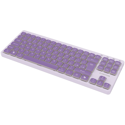 Canyon OnType 10 kabelgebundene Low-Profile-Tastatur lila