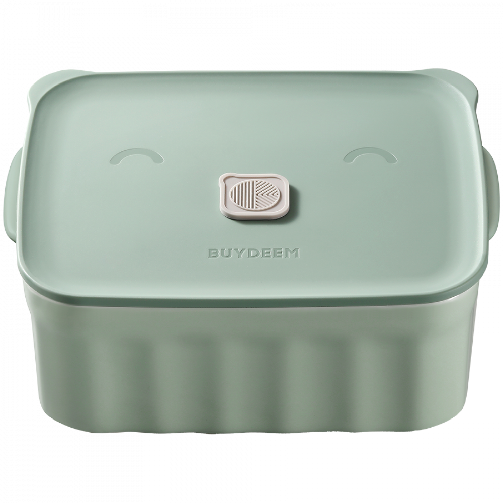 810 ml Buydeem CT1006 Ceramic Food Container Pastel Green
