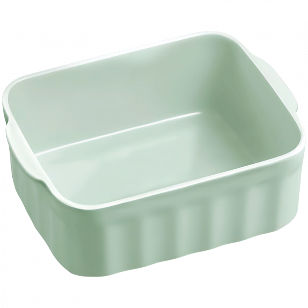810 ml Buydeem CT1006 Ceramic Food Container Pastel Green