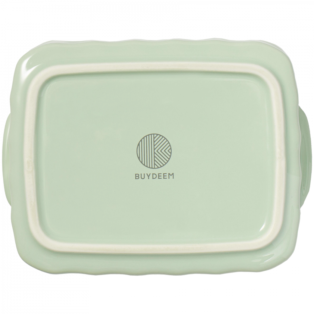 810 ml Buydeem CT1006 Ceramic Food Container Pastel Green