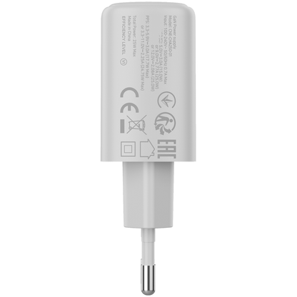 Canyon OnCharge 250 25W 1xPD EU White Wall Charger