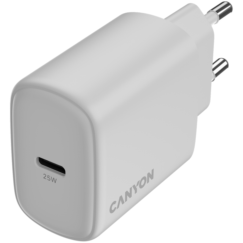 Canyon OnCharge 250 25W 1xPD EU White Wall Charger