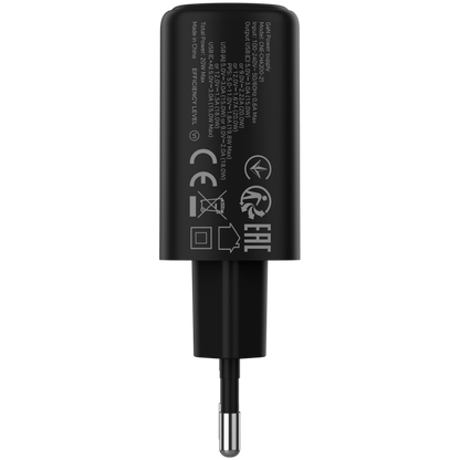 Ładowarka sieciowa 20W 1xPD 1xQC EU Canyon OnCharge 200 czarna