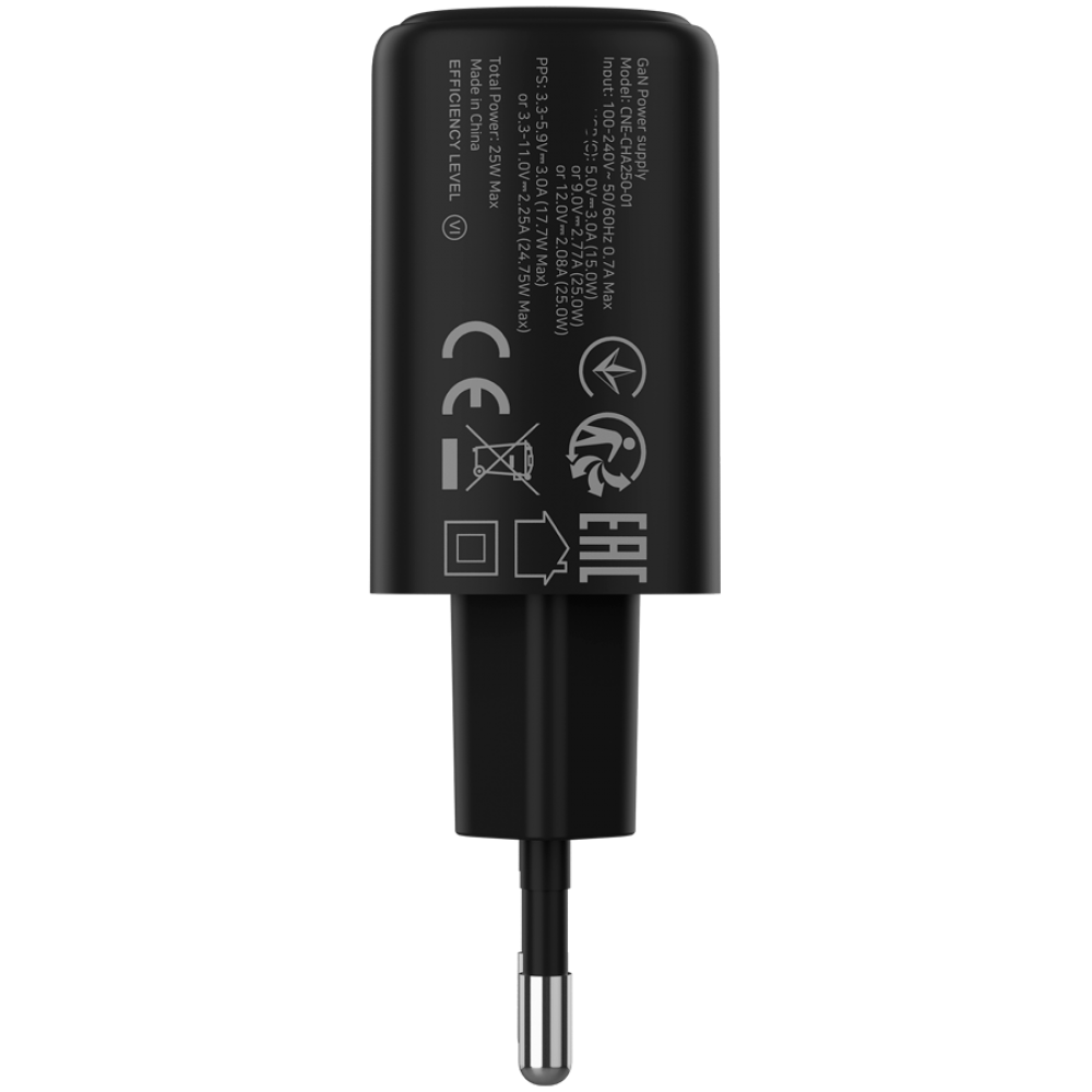 Ładowarka sieciowa OnCharge 250 25W 1xPD EU Canyon 250 czarna