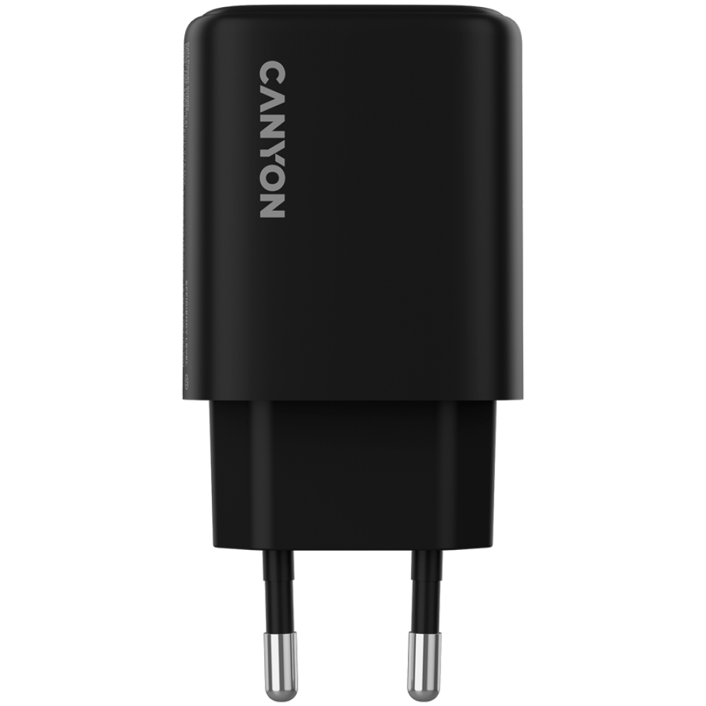 25W 1xPD 1xQC EU Canyon OnCharge 250 Black Wall Charger