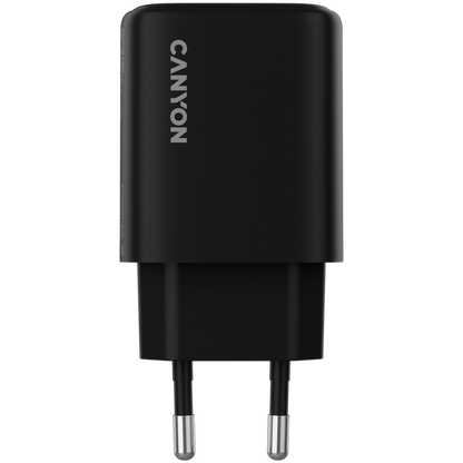 25W 1xPD 1xQC EU Canyon OnCharge 250 Black Wall Charger