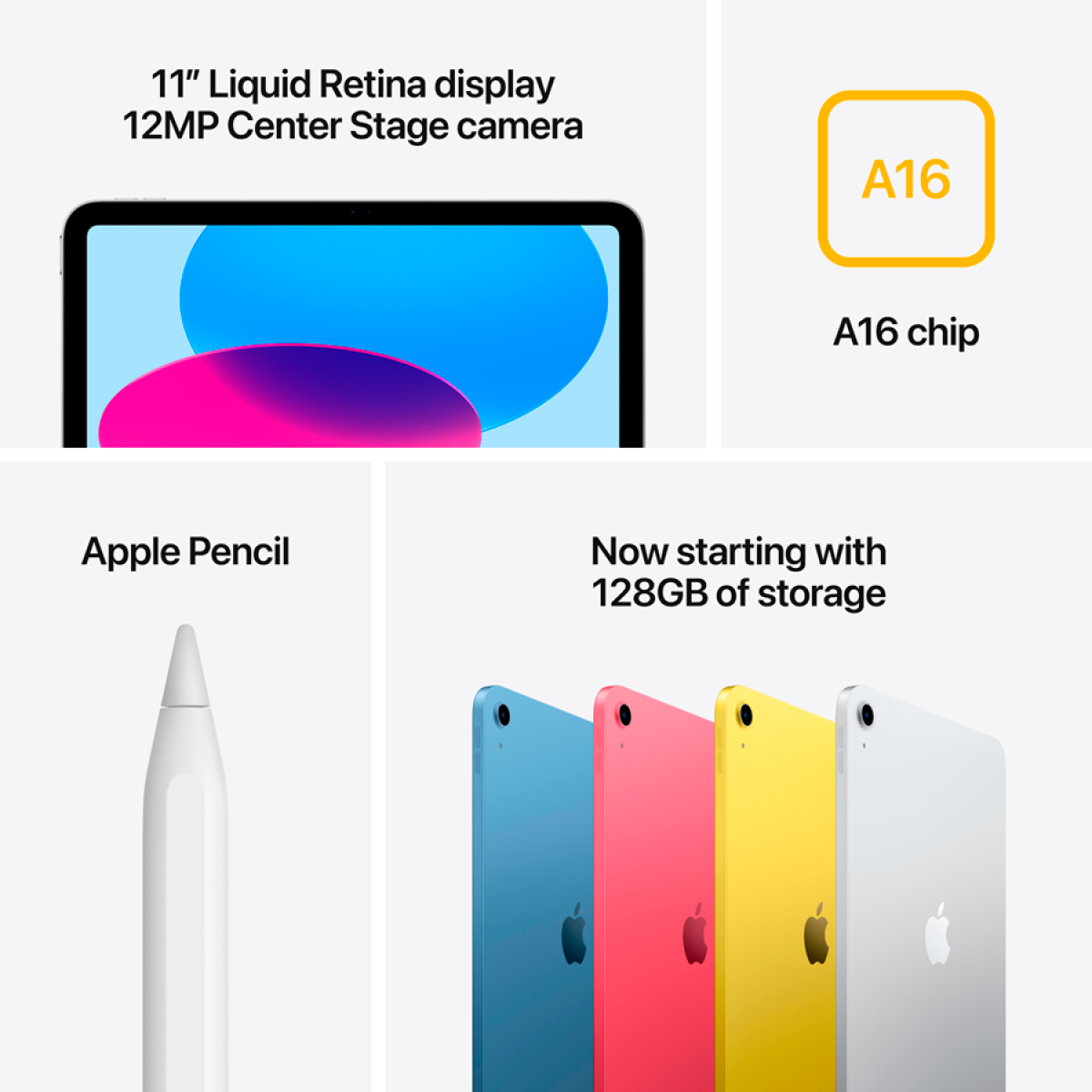 iPad A16 128 GB APPLE Pink Tablet
