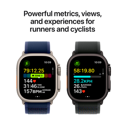 Apple Watch Ultra 2 Titanium with Milanese Loop black