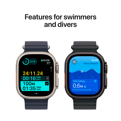Apple Watch Ultra 2 Titanium with Milanese Loop black