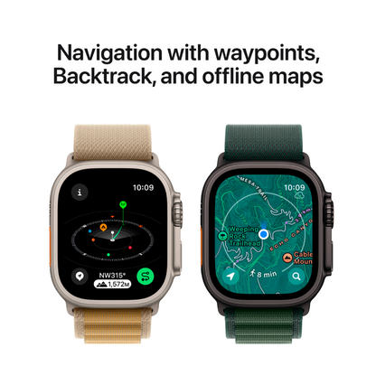 Apple Watch Ultra 2 Titanium with Milanese Loop black