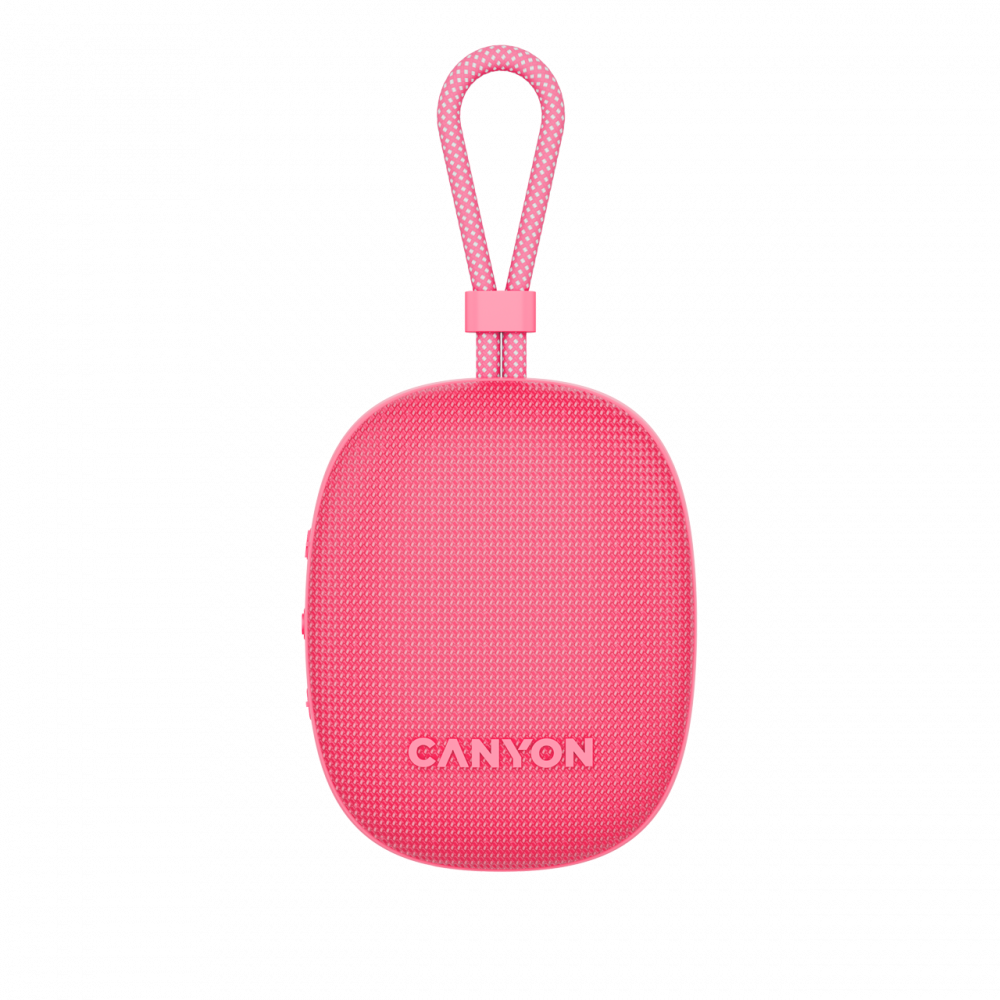 Portable Bluetooth Speaker 5W IPX7 TWS Canyon OnMove 12 pink